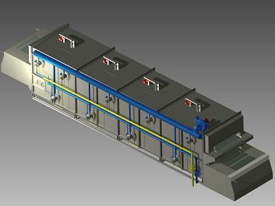 Gas continuous furnace